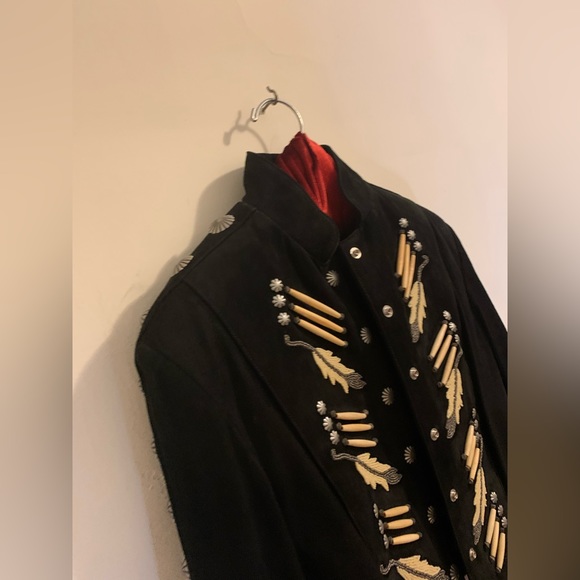 North American Frontier Pigskin Leather Jacket Handmade in USA Vintage Size M - Picture 6 of 16